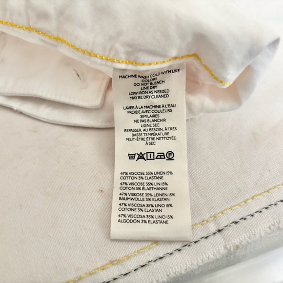 Anthropologie Maeve the Colette Pant in Lightweight Linen Cotton Blend - Picture 5 of 5